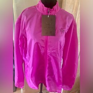 NWT, ARC’TERYX Norvan Windshell Jacket, XL/TG, pinkish-purple